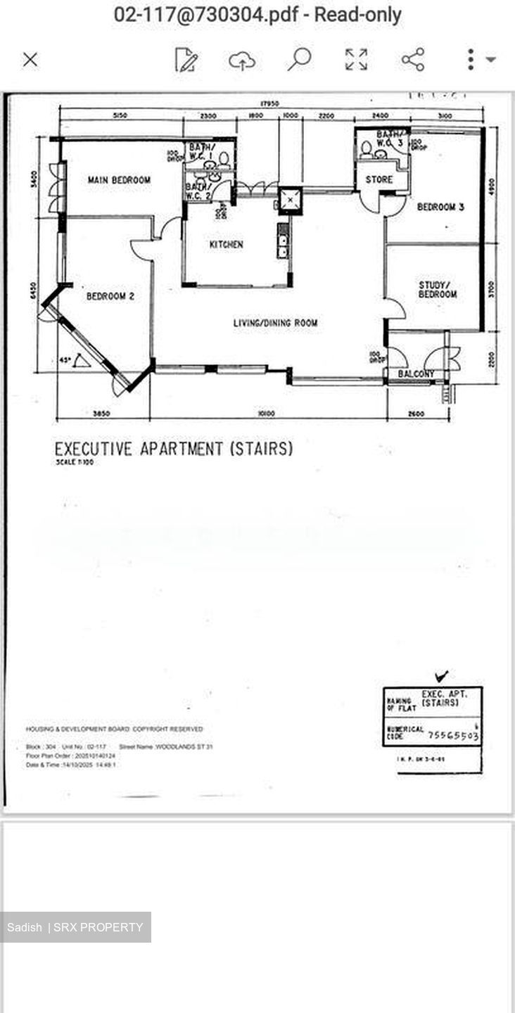 Blk 304 Fuchun Neighbourhood Centre (Woodlands), HDB Executive #497678421